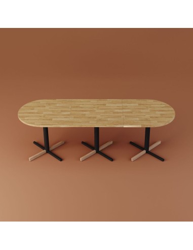 Tables rectangulaires et carrées pied croix - Tables:croix