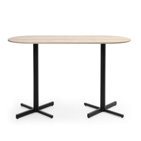 Table rectangulaire double pied central croix - Tables:croix