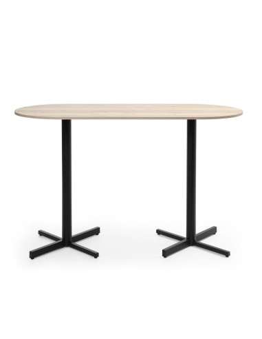 Table rectangulaire double pied central croix - Tables:croix