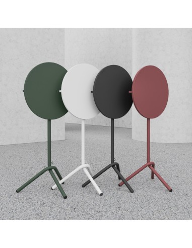 Tables hautes rondes disponibles en plusieurs couleurs - Tables:out