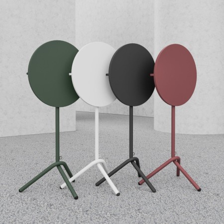 Tables hautes rondes disponibles en plusieurs couleurs - Tables:out