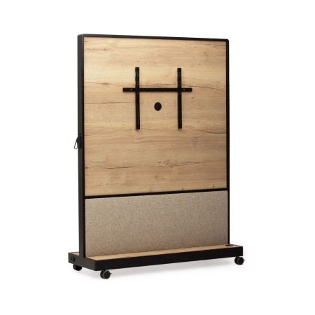 Mur mobile avec support TV, dos bois et roulettes Multiwall MW SP P