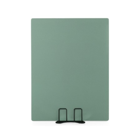 Cloison acoustique autoportante tissu vert avec pieds métal noirs Selva Free SV SC1200.