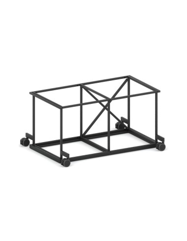 Étagère basse en acier Saar pour les intérieurs qui nécessitent un réaménagement rapide.