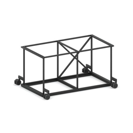 Étagère basse en acier Saar pour les intérieurs qui nécessitent un réaménagement rapide.