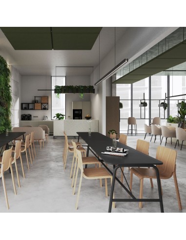 Table de réunion en espace restauration contemporain - Spin