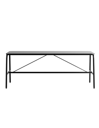Table rectangulaire structure métal minimaliste - Spin