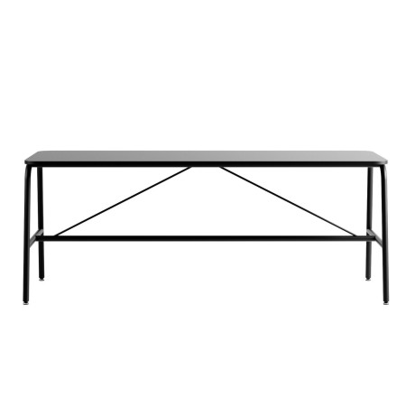 Table rectangulaire structure métal minimaliste - Spin