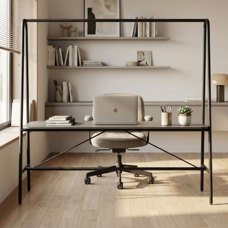 Table rectangulaire en espace bureau contemporain - Spin