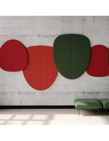 Panneaux muraux acoustiques multicolores design - Alberi:wall