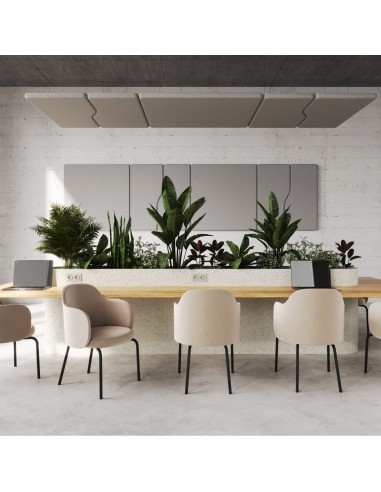 Panneaux muraux acoustiques en salle de réunion - Flos:wall