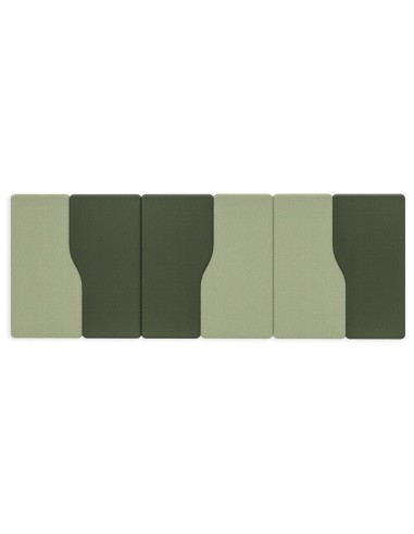 Panneaux acoustiques muraux dégradé vert - Flos:wall