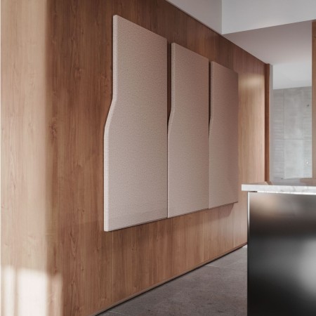 Panneaux acoustiques muraux en couloir bureau - Flos:wall