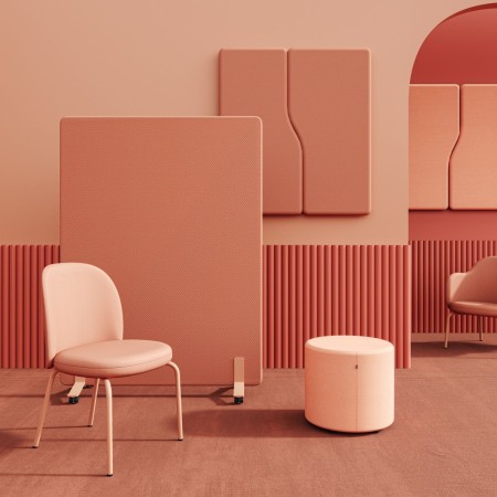 Panneau mural acoustique gris forme design - Flos:wall 2