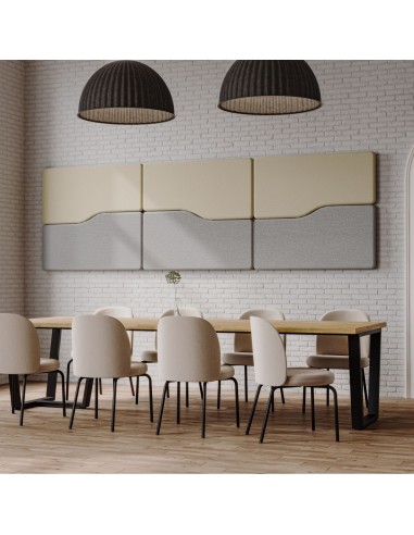 Panneaux acoustiques muraux en salle de réunion - Flos:wall