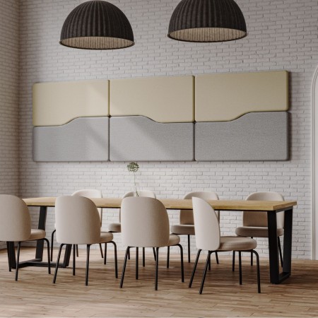 Panneaux acoustiques muraux en salle de réunion - Flos:wall