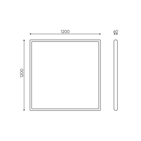 Dimensions panneau mural acoustique - Flos:wall