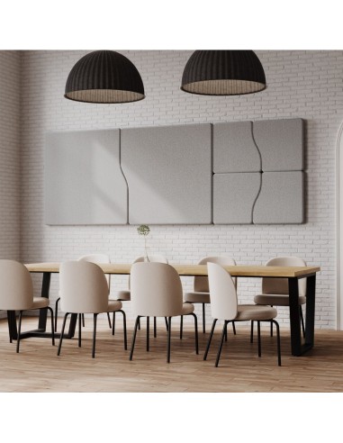 Panneaux acoustiques muraux en salle de réunion - Flos:wall