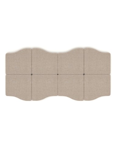 Panneau mural acoustique forme organique beige - Flos:wall