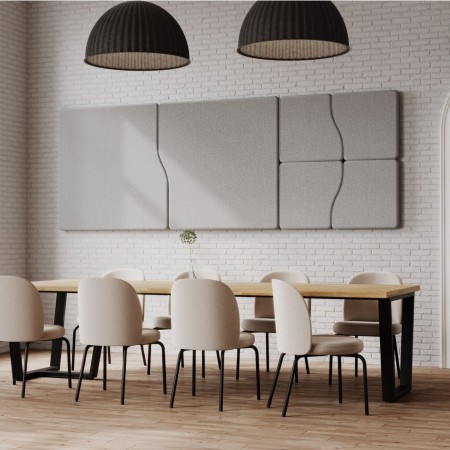 Panneaux muraux acoustiques en espace bureau - Flos:wall
