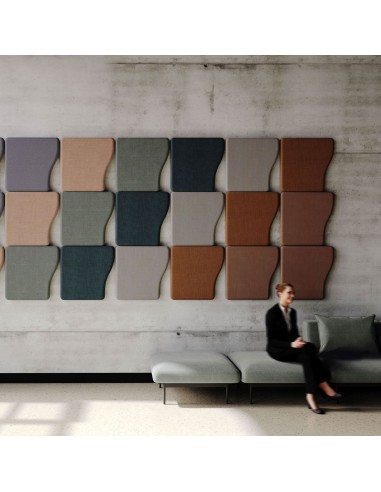 Panneaux muraux acoustiques palette de couleurs variées - Flos:wall