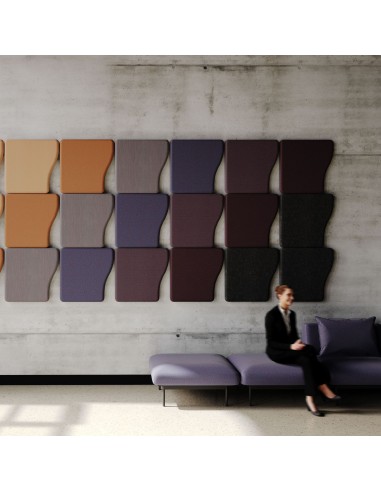 Panneaux acoustiques muraux en salle de réunion - Flos:wall