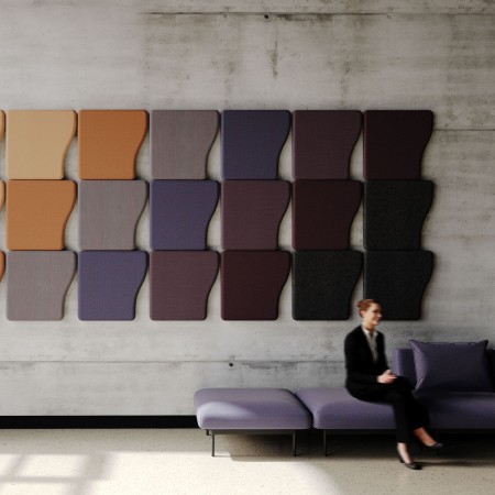Panneaux acoustiques muraux en salle de réunion - Flos:wall