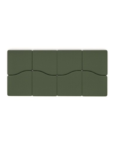 Panneaux muraux acoustiques coloris vert modulaires - Flos:wall