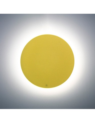 Panneau mural acoustique rond coloris jaune - Selva:wall