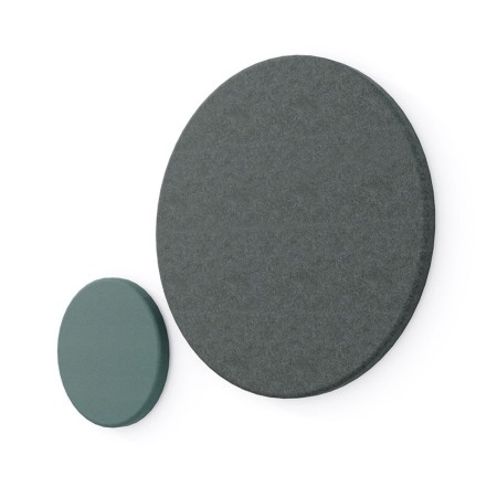 Panneaux acoustiques muraux ronds en duo design - Selva:wall