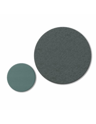 Panneau mural acoustique rond coloris vert - Selva:wall