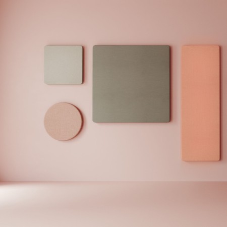 Panneaux muraux acoustiques formes carrées et rondes - Selva:wall