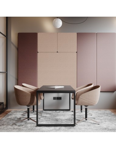 Panneaux muraux acoustiques en espace bureau design - Selva:wall