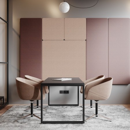 Panneaux muraux acoustiques en espace bureau design - Selva:wall