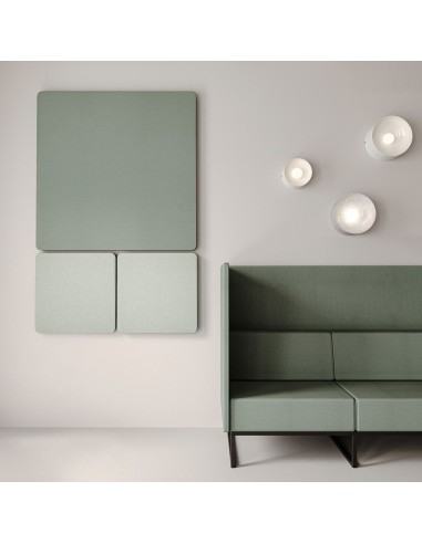 Composition panneaux acoustiques muraux design salon - Selva:wall