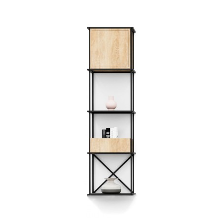 Étagère murale Saar Hang 1x4 en acier – module vertical design industriel.