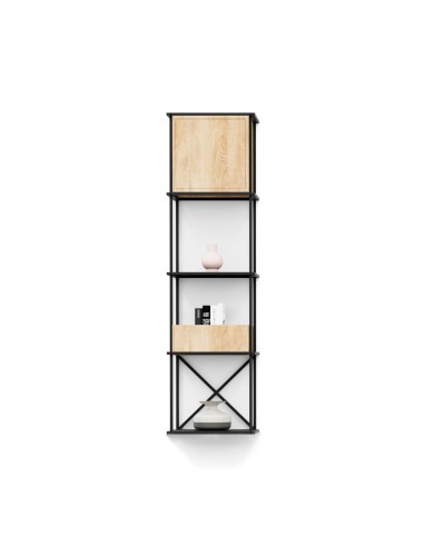 Étagère murale Saar Hang 1x4 en acier – module vertical design industriel.