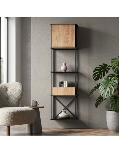 Étagère murale Saar Hang dans un espace d’accueil à Neuchâtel – rangement mural design.