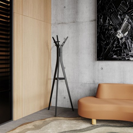 Porte-manteau sur pied en hêtre massif TRESPOLY. 2