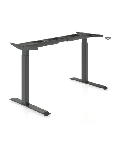 Structure métallique noire pour bureau réglable en hauteur électrique Active.