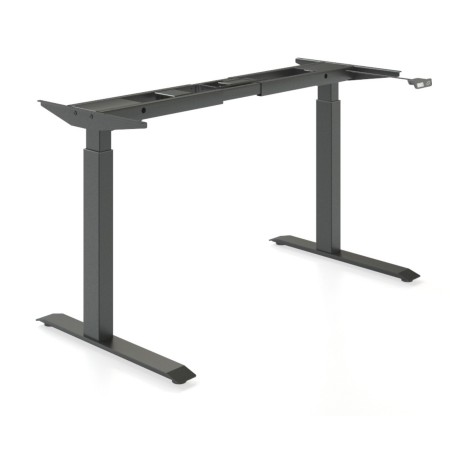 Structure métallique noire pour bureau réglable en hauteur électrique Active.