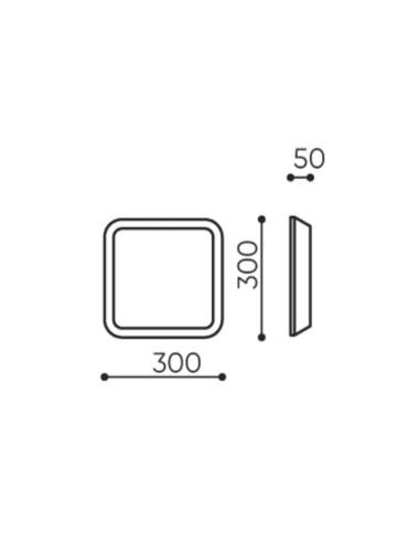 Dimensions panneau mural acoustique 300 mm - Silent Block:wall