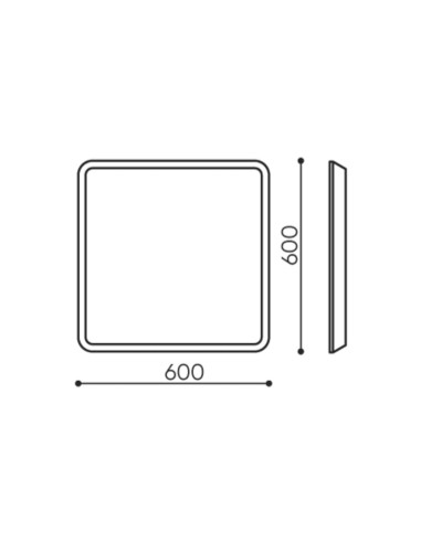 Dimensions panneau mural acoustique 600 mm - Silent Block:wall