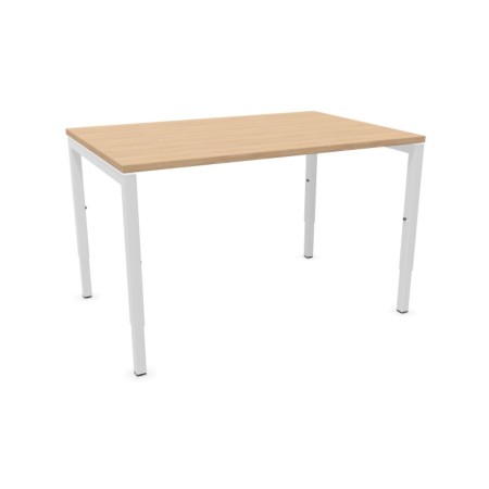 Bureau NOVA H réglable manuellement de 620 à 850 mm.