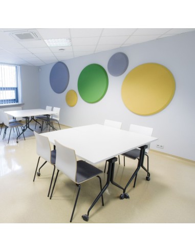 Panneaux muraux acoustiques en salle de réunion - Silent Block:wall