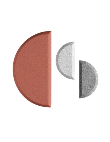 Panneaux muraux acoustiques formes demi-lune décoratives - Silent Block:wall