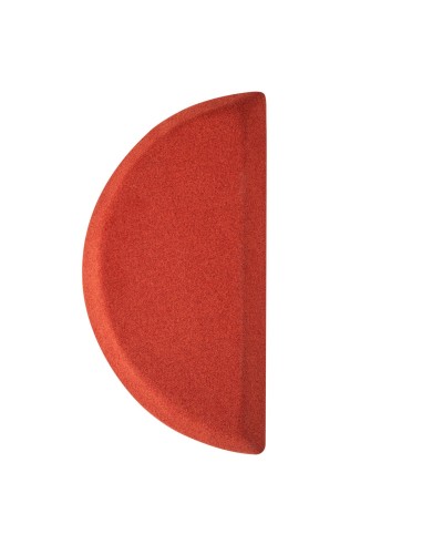 Panneau acoustique mural demi-rond coloris rouge - Silent Block:wall