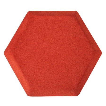 Panneau acoustique mural hexagonal coloris rouge - Silent Block:wall