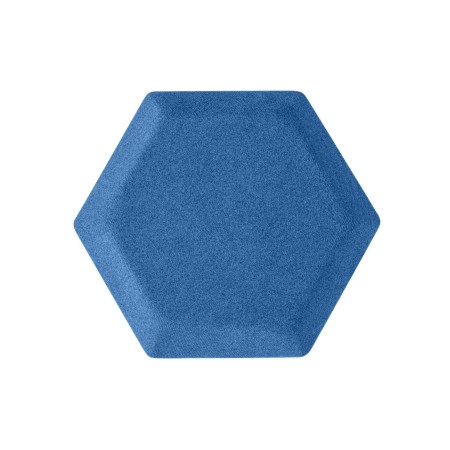 Panneau mural acoustique hexagonal bleu - Silent Block:wall