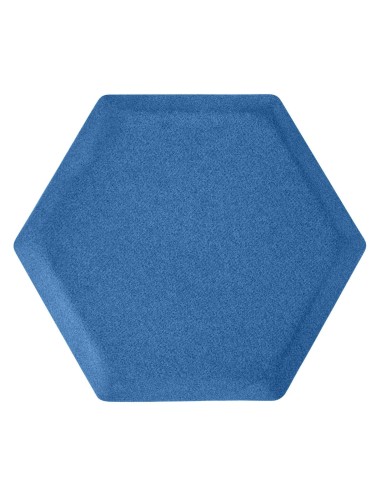 Panneau mural acoustique hexagonal coloris bleu - Silent Block:wall